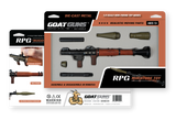Miniature RPG Model | 1:3 Scale diecast Metal + Real Wood – Goat Guns